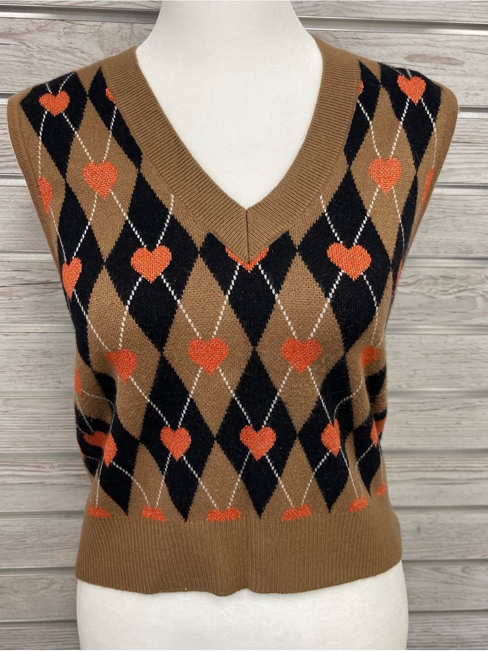 Maeve by Anthropologie Jacquard Sweater Vest